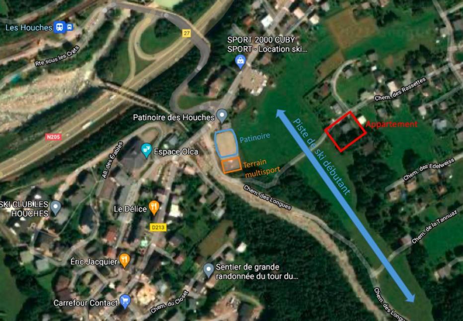 Logement Mansarde Dans Maison Avec Jardin En Bord De Piste, Vue Montagne Ле Уш Екстериор снимка